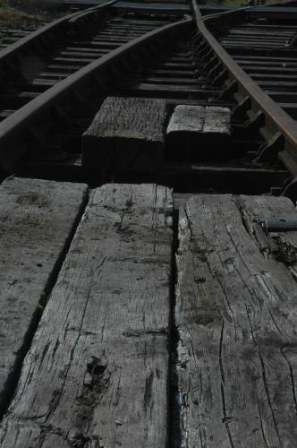 Old railway sleepers, Bristol Docks