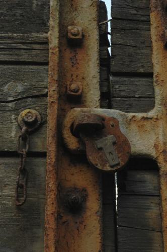 Rusted Train Handle, Bristol Docks